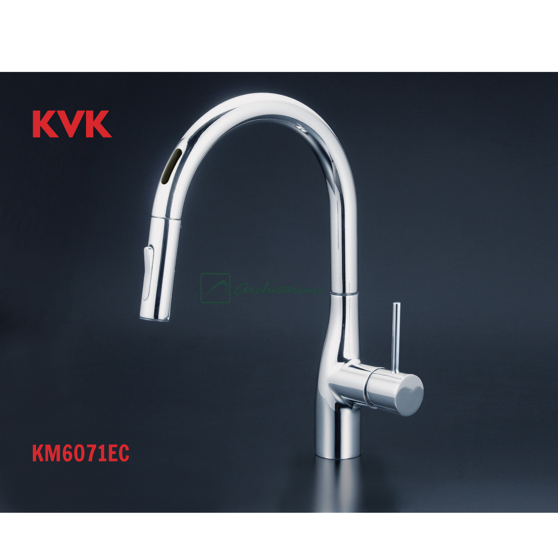 Vòi rửa bát cảm ứng Nhật nội địa KVK KM6071EC