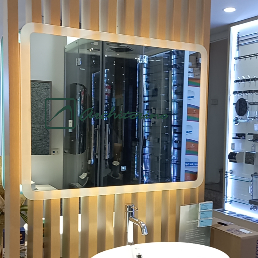 Gương treo tường phù hợp phong cách tối giản dễ sử dụng