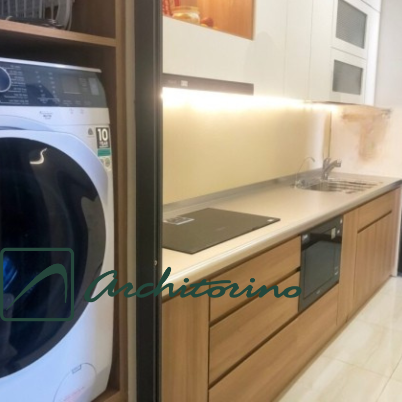 Bề mặt dễ dàng vệ sinh đảm bảo môi trường bếp không bị ô nhiễm