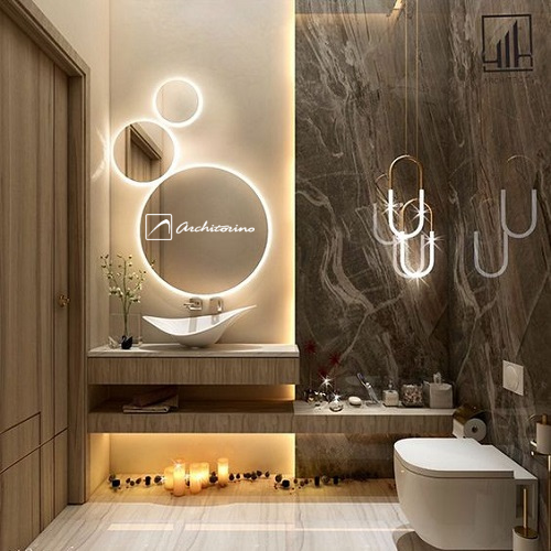 Gương  DECOR Soi Nhà Tắm Có Đèn Led Cao Cấp   ALDC100-TH