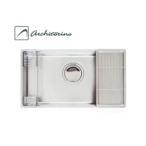 Chậu rửa bát Nhật Bản Toyoura – N760ZWDL-EB (Tặng kèm phụ kiện chậu trị giá 3.000.000đ)