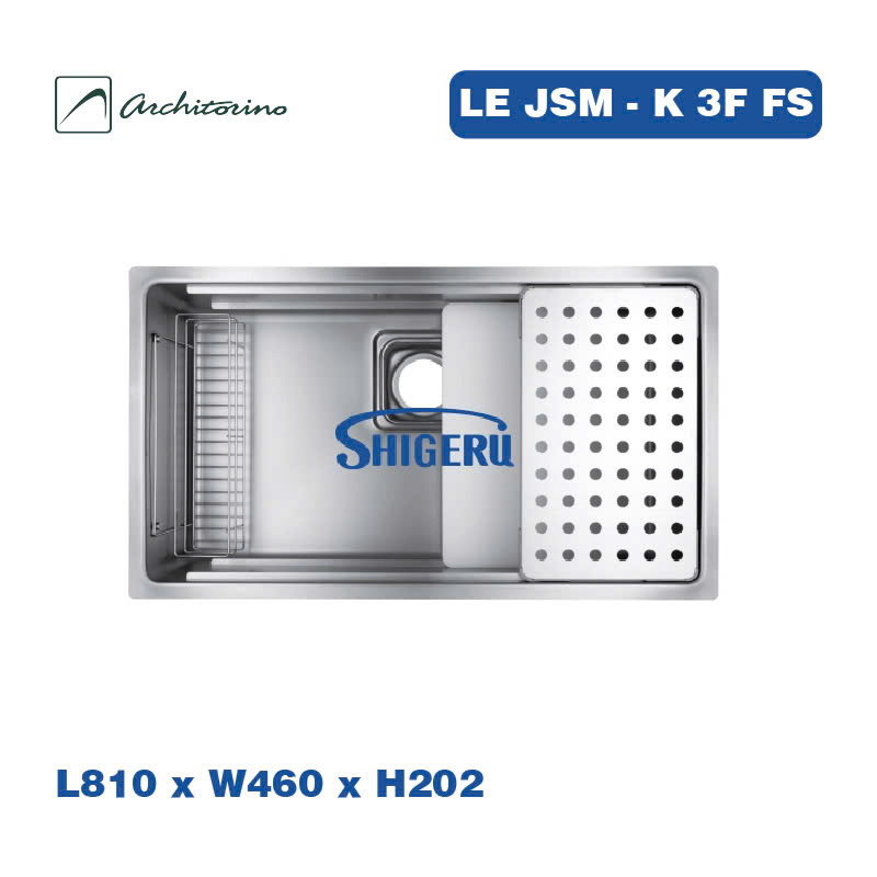 Chậu rửa bát Shigeru LE JSM - K 3F FS