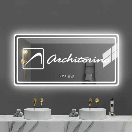 Gương Nhà Vệ Sinh Có Đèn Led Cao Cấp Architorino AL9070-3MTV