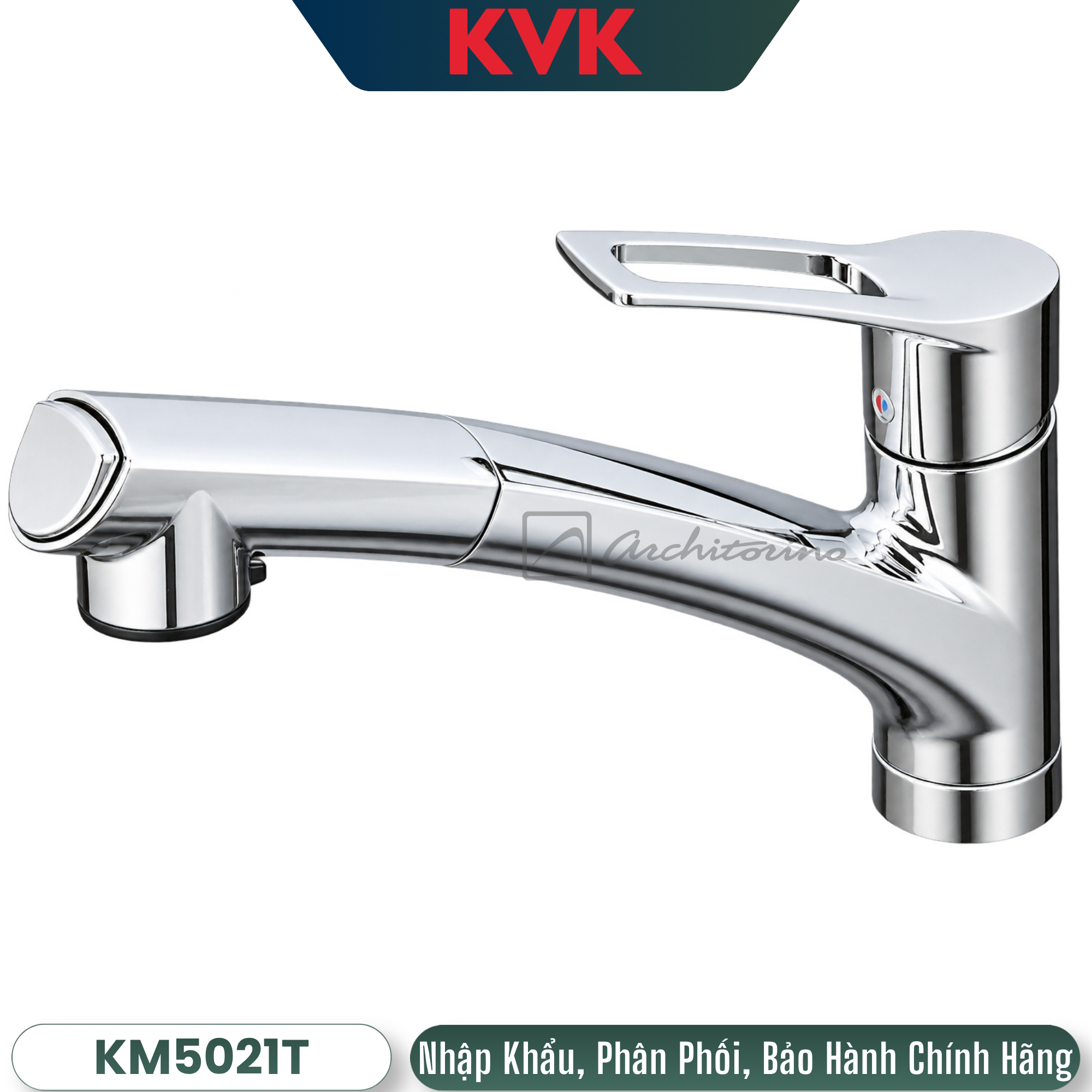 Vòi rửa bát KVK KM5021T nội địa Nhật