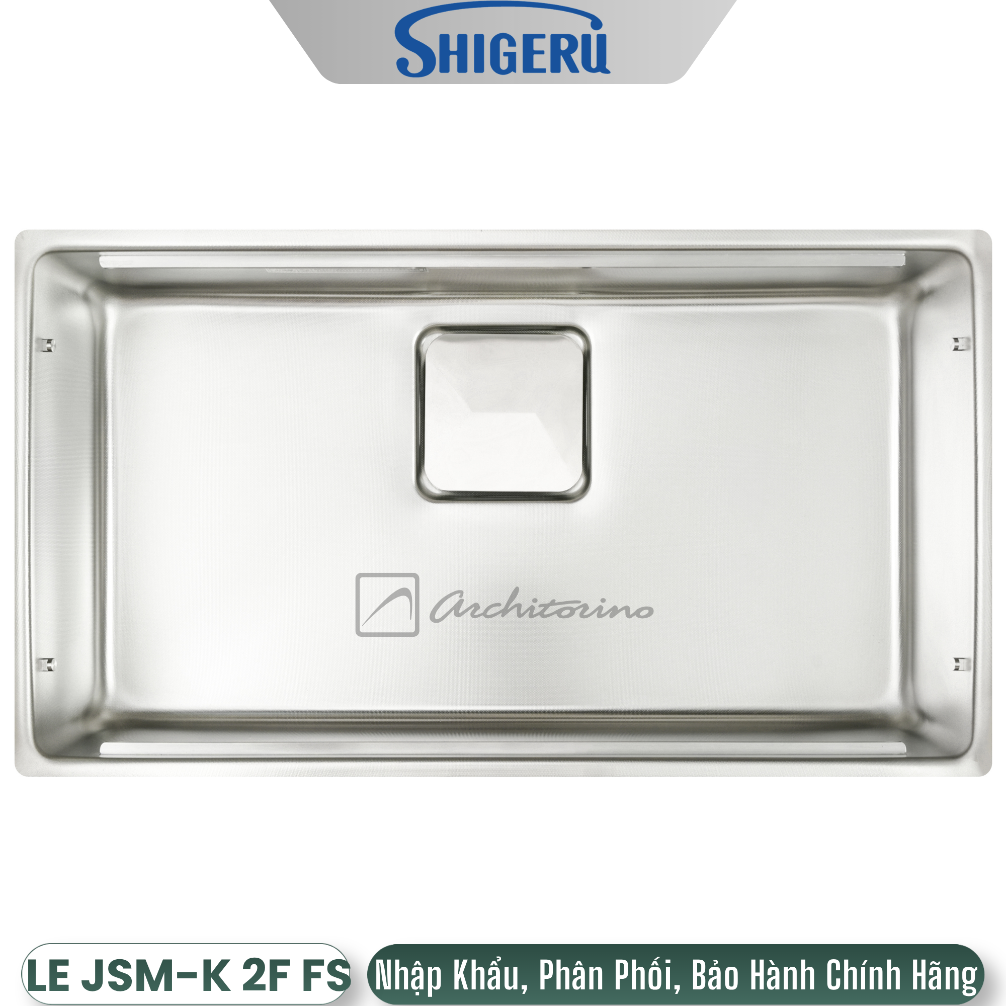 Chậu rửa bát Shigeru LE JSM-K-2F FS Made In Japan