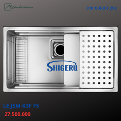 Chậu rửa bát Shigeru LE JSM - K 3F FS