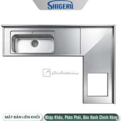 Mặt Bàn Liền Khối Shigeru Inox SUS304 Made In Japan