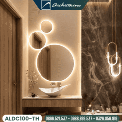 gương decor phòng tắm