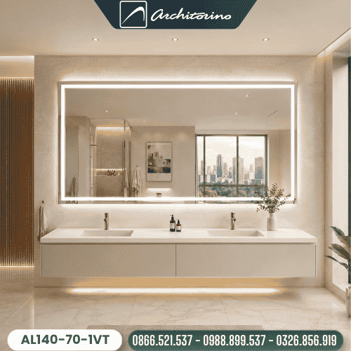 Gương led architorino AL140-70-1VT