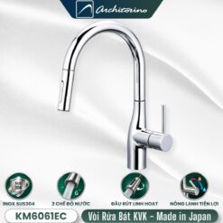 Vòi rửa bát KVK KM6061EC nội địa Nhật