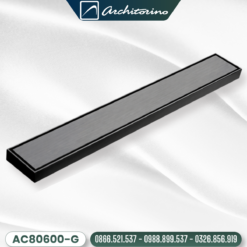 Phễu Thoát Sàn Dài Nắp Kín Inox SUS304 Architorino AC80600-G