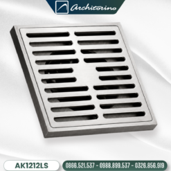 Phễu Thoát Sàn Inox SUS304 Architorino AK1212LS