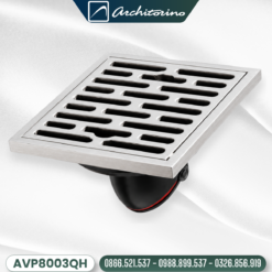 Phễu Thoát Sàn Chống Mùi Inox SUS304 Architorino AVP8003QH