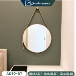 Gương Trang Điểm Dây Da Treo Tường Cao Cấp Architorino AD50-DT