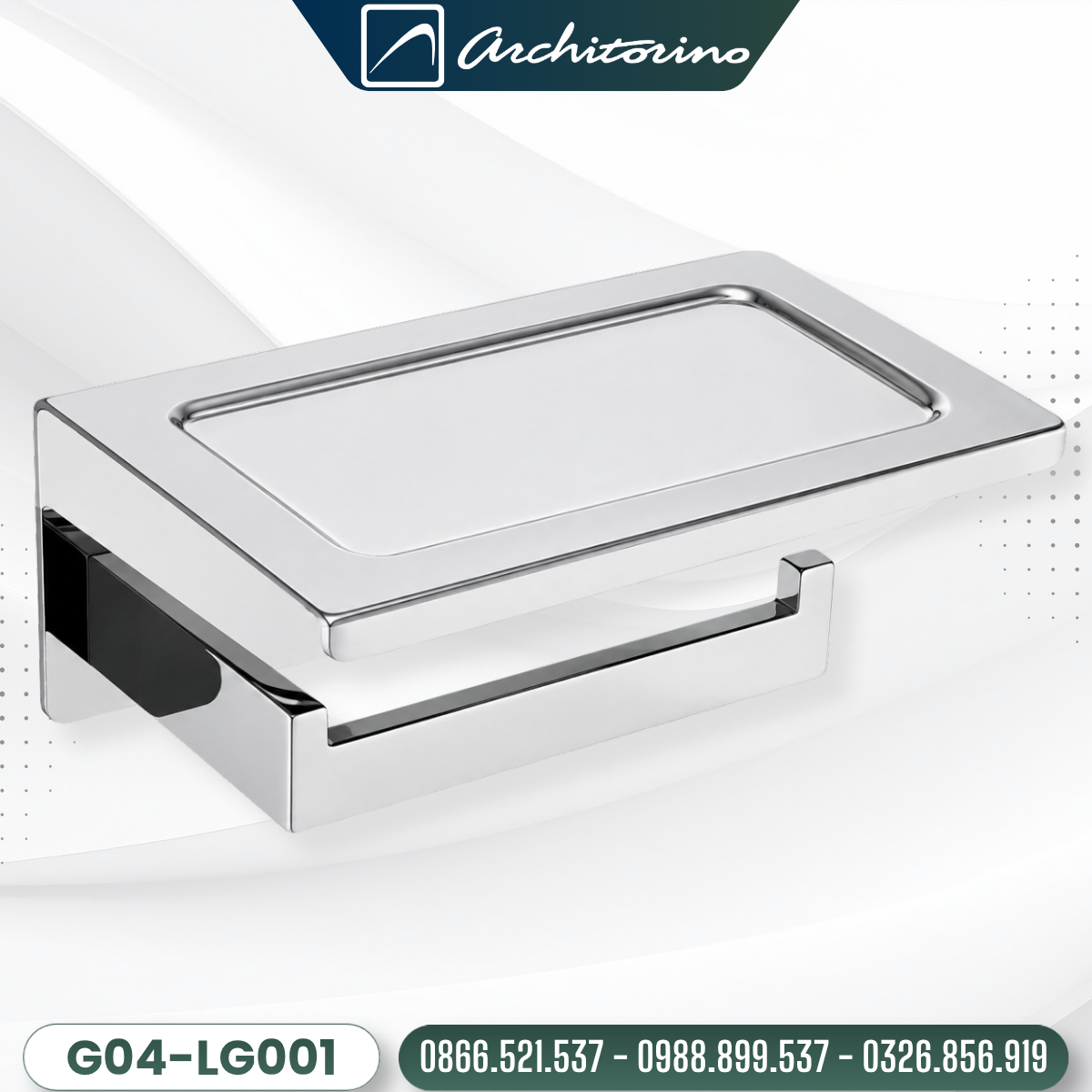 Kệ Xà Phòng Inox Architorino G04-LG001