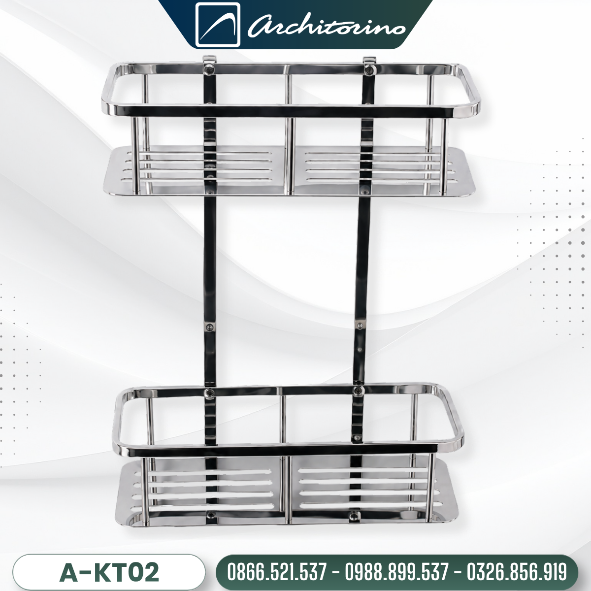 Kệ Góc 2 Tầng Architorino A-KT02