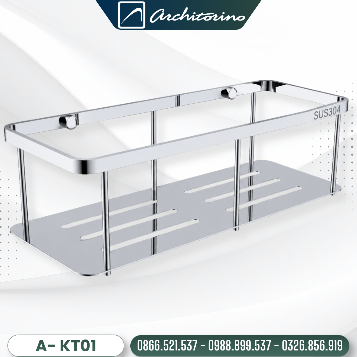 Kệ Phòng Tắm 1 Tầng A-KT01