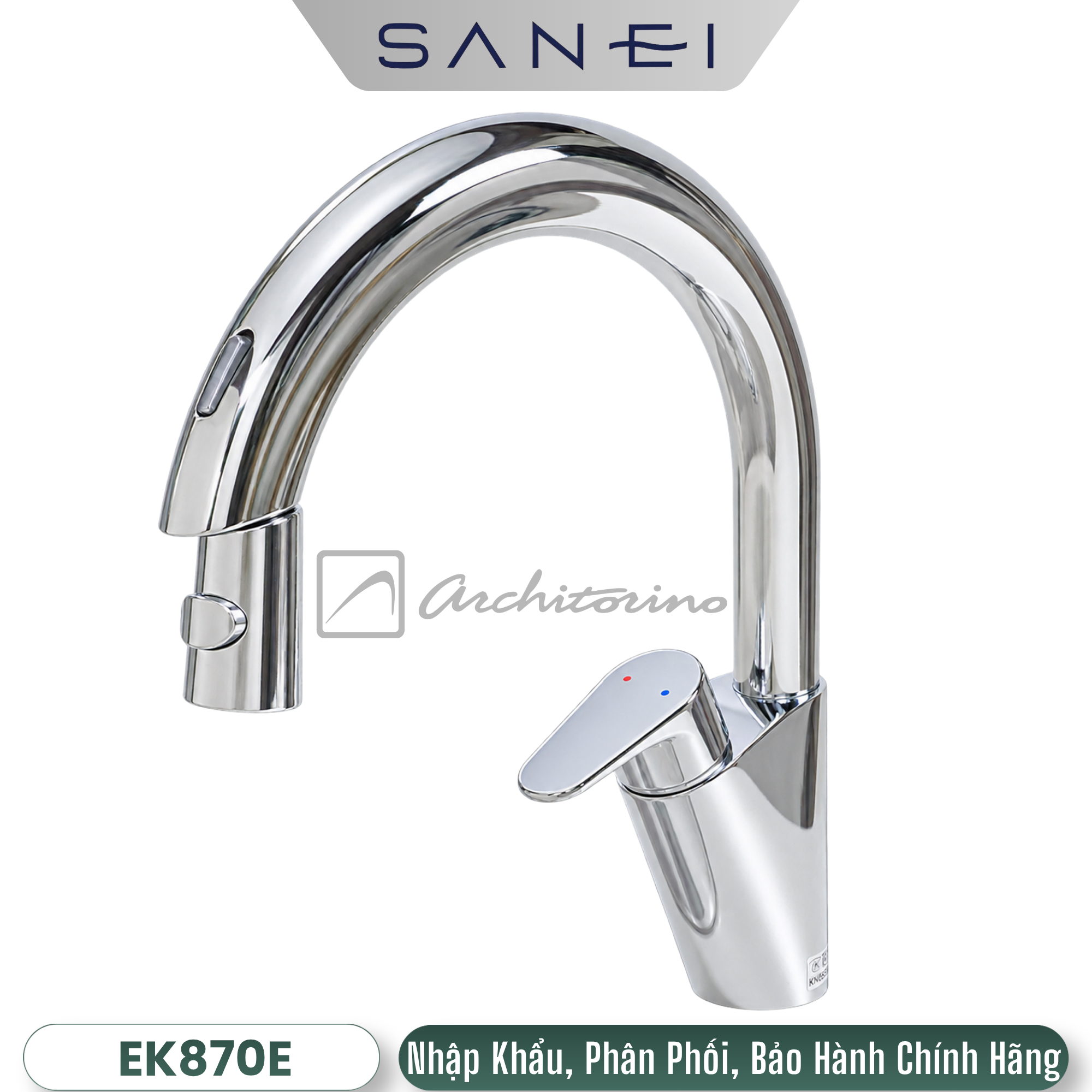 Vòi Rửa Bát Sanei EK870E Made in Japan