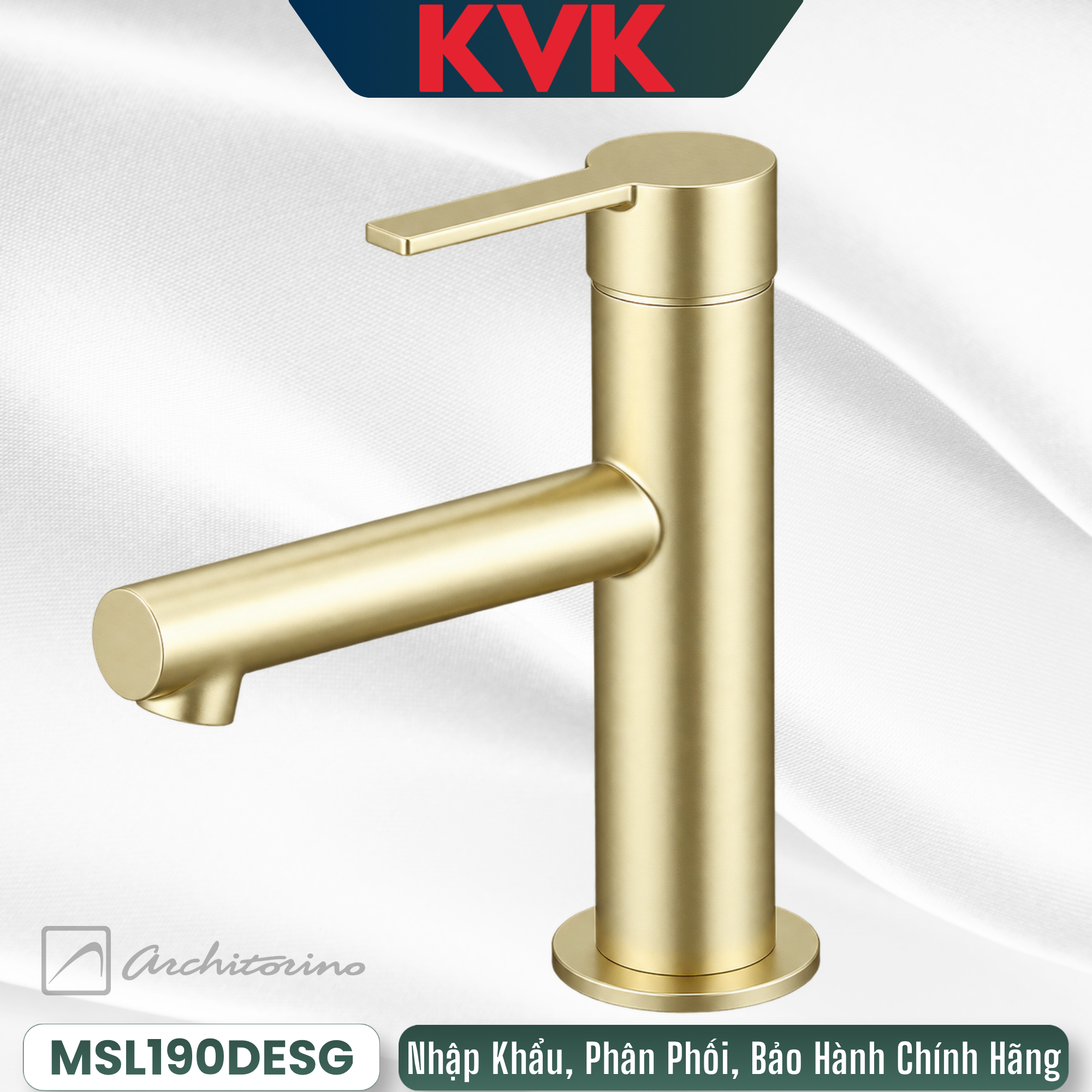 Vòi Lavabo KVK MSL190DESG Made In Japan