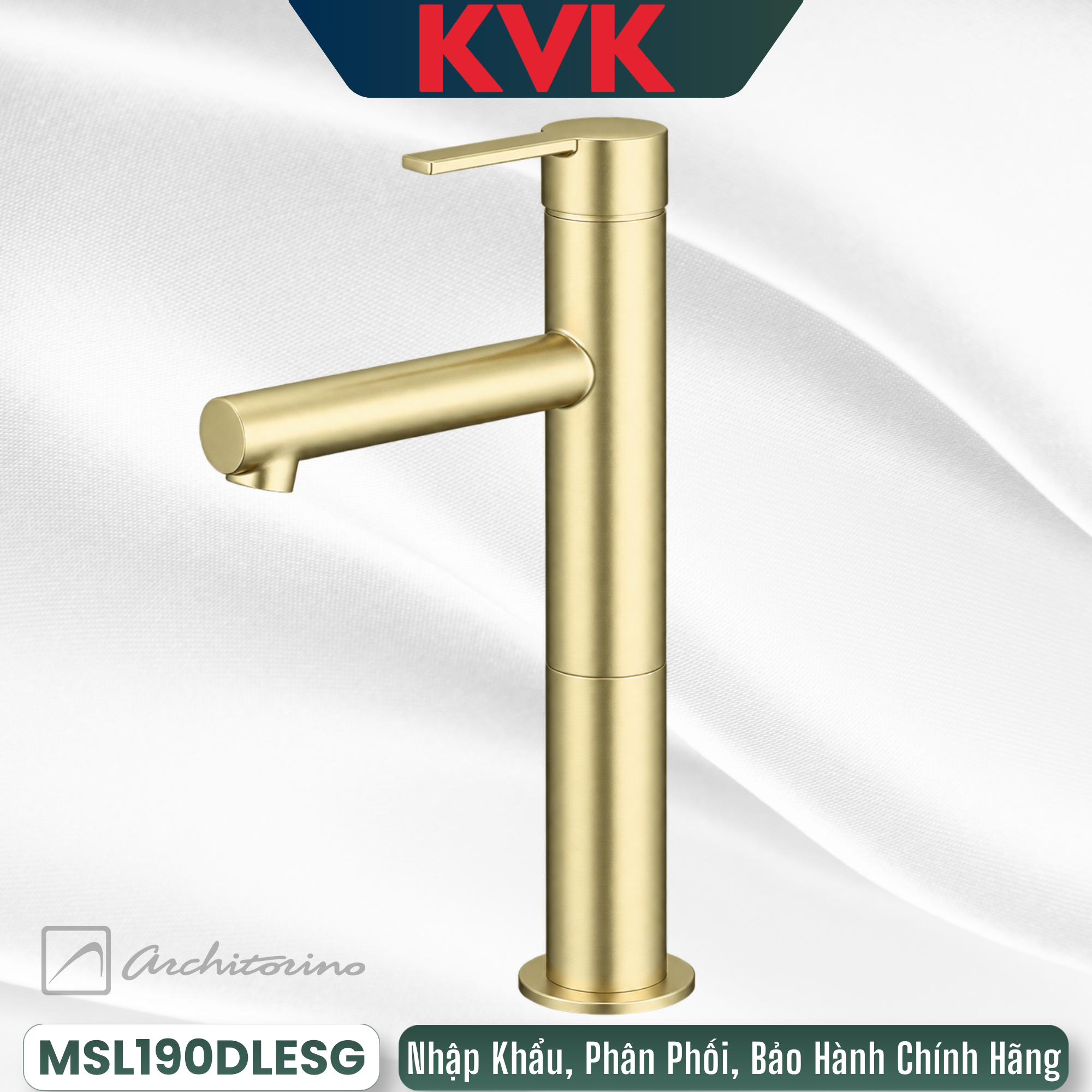 Vòi Lavabo KVK MSL190DLESG Made In Japan