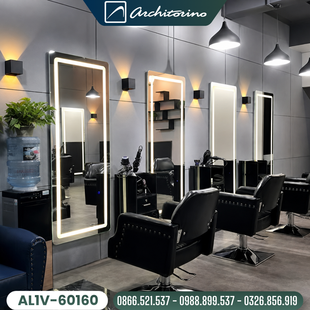 Gương Salon Hình Chữ Nhật Cao Cấp Architorino AL1V-60160
