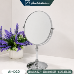 Gương Trang Điểm Để Bàn Khung Inox Cao Cấp Architorino AI-D20